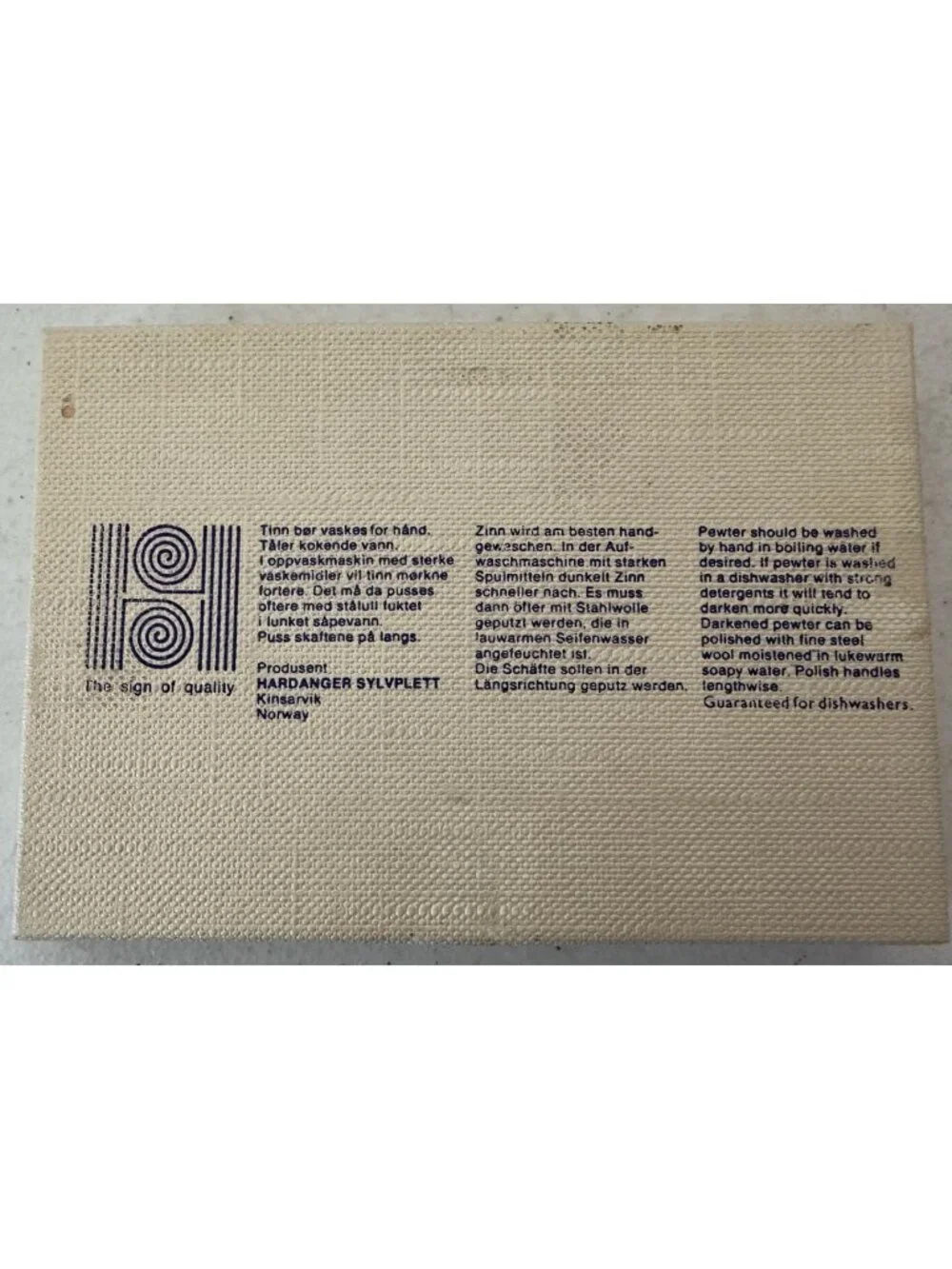 Konge Tinn bar set